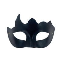 Men's Half Face with Multiple Horns and Elastic for Costume Party One Size juoda