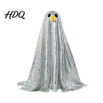 Statue Goose Costume Halloween Ghost Costume with Shiny Sequin Decor Soft Atmosphere Prop for Holiday Yard Decorations Accessories B