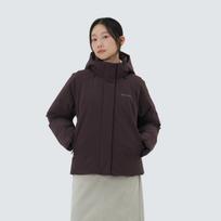 [Snowpeak] 2L Titanic Women's Hooded Heavy Down Jacket Kohl Burgundy (S25WWTDJ31) 85(S)