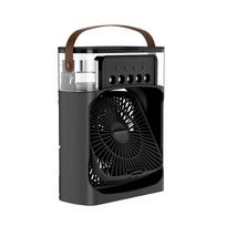 Household Mini 3 In 1 Air Cooler Portable Humidifier Built-in LED Night Light Desktop Cooling Device For Office Bedroom juoda