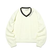 Intercrew [24Ss] Women'S Neck Slit V-Neck Sweatshirt Cream Ity1Tm52Acm Cream/S(85)