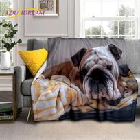 Cute Dog Samoye, Chihuahua, Husky, Koki Cartoon Soft Blankets,Keep Warm Flannel Throw Blanket for Picnic Beds Sofa Home Bedroom Size: 75*100cm, Weight: 230 GSM