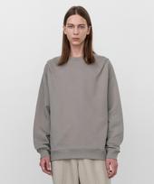 Insilence Dart Point Oversized Sweatshirt Ash Beige Ash Beige/M