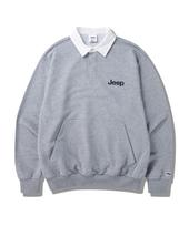 Jeep [Fleece-Lined] Rugby Sweatshirt (Jp5Tsu724Mg) S