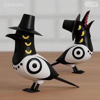 Kpop Demon Hunters Tiger Magpie Figurine Crow Doll Collectible Decoration Limited Edition Design Don't open your mouth