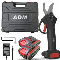Belaidis elektrinis genėjimo žirkles adm 21v su 2 baterijomis