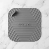 15 x 15 cm Anti-clog Silicone Floor Drain Cover  Bathroom floor drain odor isolation pilka