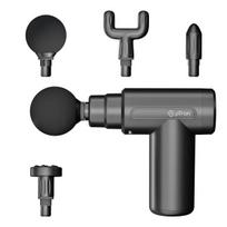 pTron Revivo Z1 Deep Tissue Massage Gun for Muscles Pain Relief, 6-speed Intensity, 3000mAh Battery, 4 Massage Heads, Lightweight & Portable Full B