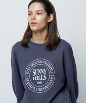 Step Only Sunny Hills Logo Sweatshirts (Washed Navy) Washed Navy/2 (Large)/Nogimo
