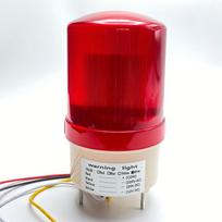 Rotating Red LED Strobe Siren Warning Light With Sound Light Home Security System