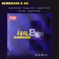 Original DHS Hurricane8-80 Hurricane 8-80 Pips-In H8-80 Table Tennis Rubber Ping Pong Tenis De Mesa Hurricane-8-80 H37 RED