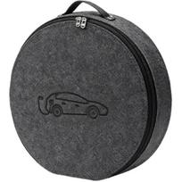 EV Charger Storage Bag EV Charger Cable Organizer Bag Electric Vehicle Charging Cord Organizer for Extension Cords Adapters Tool ROUND
