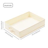 Fabric Underwear Organizer With Divided Compartments For Drawer Storage And Travel No Compartments