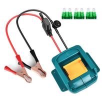 18V Li- Battery Car Jump Starter Adapter Car Jumper Cables Automotive Booster Cables With Fuse Switch NONE