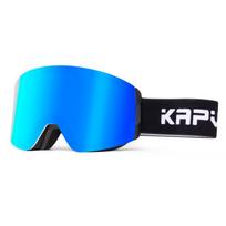 KAPVOE Outdoor Ski Goggles Men Snowboard Glasses Women Winter Snow Sunglasses UV400 Magnetic Attraction Anti-Fog Skiing Goggles DZ-K0718-Q-02