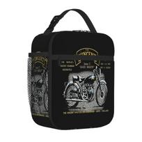 Bestselling Vincent Black Shadow Uk Unisex Insulated Lunch Bag Festival Outing Commuter Lunch Bag One Size