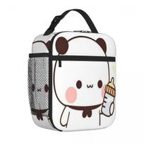 Bestselling Bubu Takes Care Of Dudu - Gives Milk For Dudu Toddler Style Foldable Lunch Bag Mountain Trip Portable Lunch Bag One Size