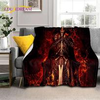 3D D-Devil May Cry DMC Game cartoon Soft Blankets,Keep Warm Throw Blanket Comfortable Blanket for Picnic Beds Sofa Home Bedroom Size: 75*100cm, Weight: 230 GSM