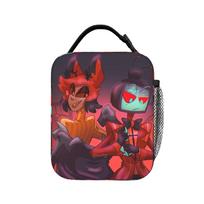 Outfit Swap Radiostatic Vox Alastor Insulated Lunch Bags Lunch Container Thermal Bag Lunch Box Tote Beach Food Storage Bags One Size