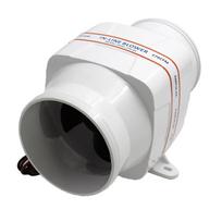 High Flow 270 CFM Bilge Inline Air Blower Moisture Resistant Ventilation Fan for Boat Engine Compartment 12V