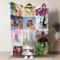 T-Taylor Alison Swift singer celebrity blanket,Best Gifts for Swiftie,sofa office nap blanket soft warm and comfortable bedding Size: 100*150cm, Weight: 230 GSM gray