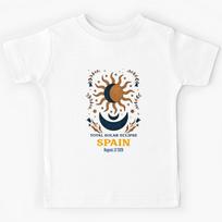 Total Solar Eclipse Spain August 2026 Kids T-Shirt 170