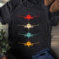 Aviation Airplane Flying Airlin Funny Vintage Pilot Alphabet Flying Pilot Gift,Gifts for PiloT-Shirt, Airline PiloT-Shirt, Flying Planes Tee 4XL