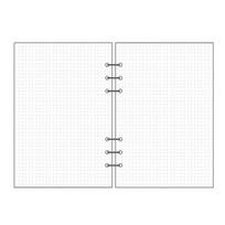 45 Sheets Dot Spiral Binder Notebook Refill Binder Inside Page Paper Refill Loose Leaf Inner Page A7-Point