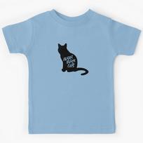 Adopt Don't Shop - Black Cat Advocate Kids T-Shirt 110