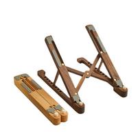 High Quality Adjustable Wood Laptop Desk Stand Folding Foldable Portable Radiator Tablet Holder Bracket Mobile Phone Holder Lay Flat
