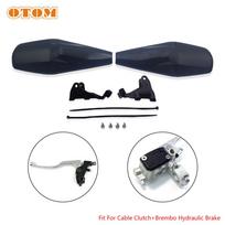 Motocross Handguard Motorcycle Handlebar Protector Hand Guard Handle Cover For HUSQVARNA Brembo J.JUAN Hydraulic Clutch Brake Black-China