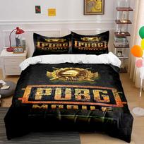 Golden emblem, PUBG logo. Bedding sets Duvet cover sets Duvet covers Pillowcases(1*Duvet Cover 2*Pillowcases without duvet insert) 135x200cm