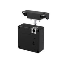 TTLock App RFID Locker Lock Cabinet Hidden Blue Tooth Drawer Lock Invisible Cabinet Lock (Black,Glass Door&Plastic&RFID+bluetooth APP) juoda