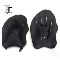 Swim Flipper Swimming Paddles Hand Palm Professional Training Arm Paddling Hand Fins Adults Children Swimming Paddling Palms juoda