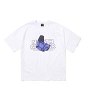 Ten Blade Bucket Bear Logo T-Shirt - [White] White/L