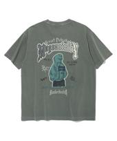 Bunker Buster Pigment Magnanimity Short Sleeve T-Shirt Khaki (Mp2Tu264-048) Khaki/095