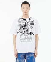 Lmc Vive Le Lmc Aop Tee White White/L