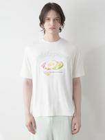 Gelato Pique [Homme] [Cooling Contact] Sunny Side Egg One Point T-Shirt Phct254931 Nvy/L