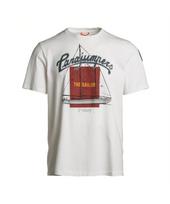 Parajumpers Men'S T-Shirt Garfield-Off-White (23Smpmteetx01Pj0505) Off-White/M