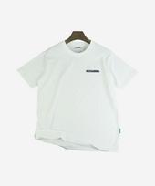 Alex And Aiden Floppy Small Logo Short Sleeve T-Shirt (White) White/M