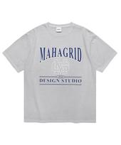 Maha Grid University Pigment Tee Light Gray(Mg2Cmmt531A) Light Grey/S