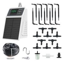 YIERYI Solar Powered Automatic Drip Irrigation System Pump Kit   for Potted Plants SOP17