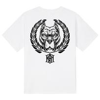 Khan 6312 Ktw0195 Pitbull Short Sleeve T-Shirt White White/L