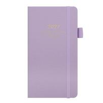 Portable 2027 Schedule Planner Notepad A6 Office Work Planner Personal Schedule Journal  Office Use šviesiai violetinė spalva