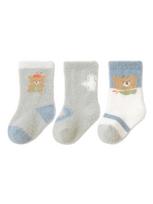 Winter Baby Socks New Spandex/Cotton Velvet Padded Warm Sweat-Absorbent Breathable Color Matched Loose Boneless Design for Boys