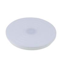 14 cm tortų sukamasis stalas su mastelio dizainu 360 laipsnių pasukamas „pasidaryk pats“ plastikinis mini fondant torto rotacinis stendas, skirtas virtuvės reikmenims balta