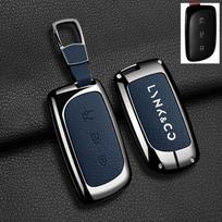 Suitable for LYNK&CO Z10 Z20 900 Car Key Bag 2024 2025 2026 Zinc Alloy Leather High-end Car Key Bag Protective Cover Accessories