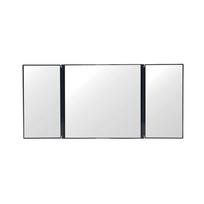 Automobilinis skydelis Veidrodis makiažo Kelioninis Vanity Mirror Kosmetinis Tri-Fold Auto Mirror