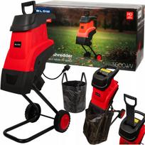 Elektrinis šakų smulkintuvas BLOW 3600W 45mm + 45L krepšys