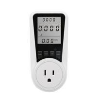 LCD ekranas Elektra sunaudojimas Maitinimo matuoklio lizdas Energijos vatai Įtampa Amperai Testeris Galingumas KWH US-1 without backlight